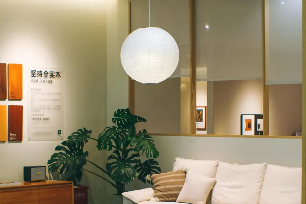 Iluminação na sala de estar